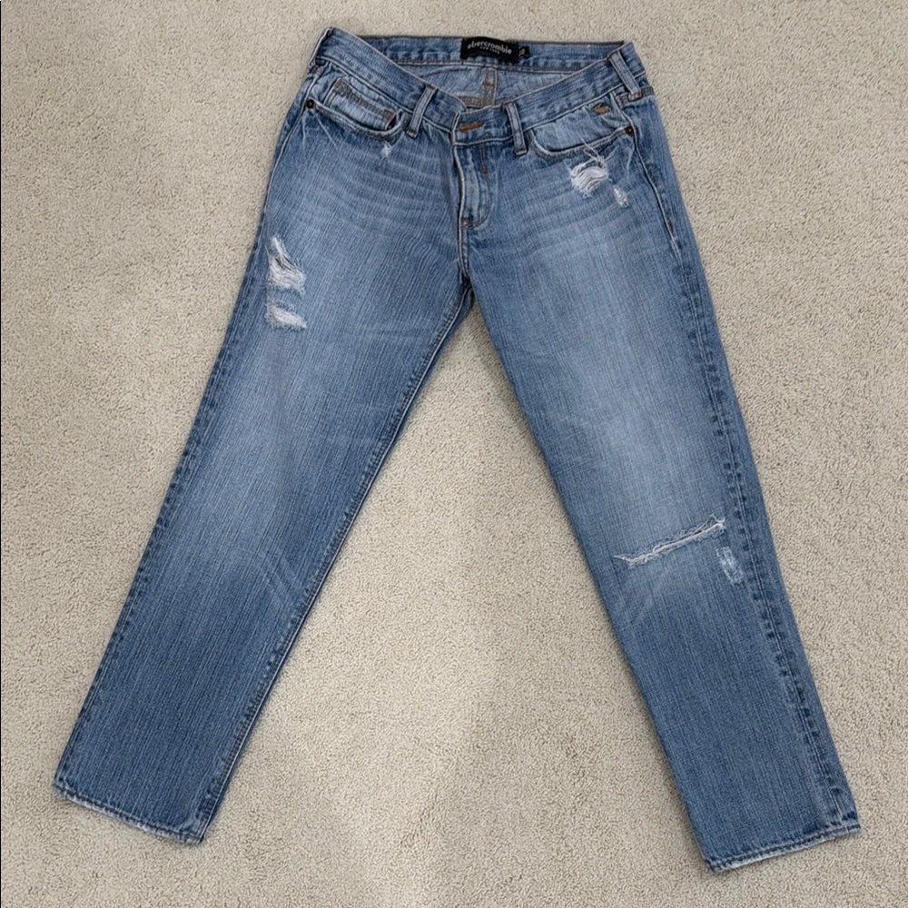 Distressed Light Blue Women’s Jeans